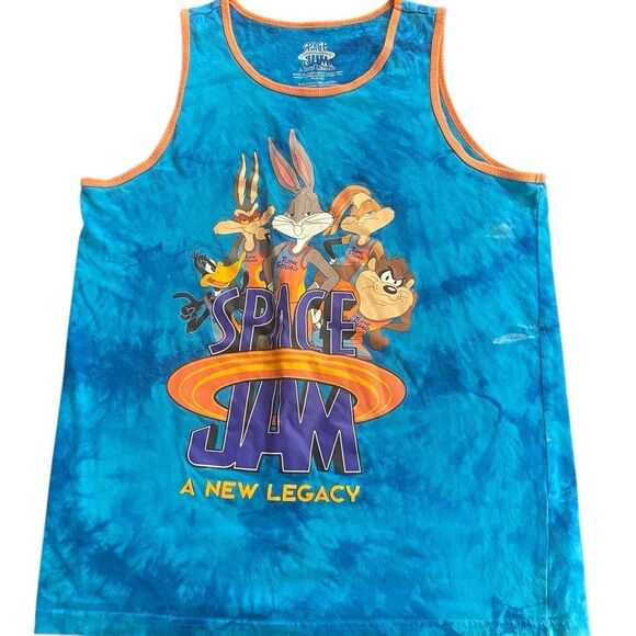 Space jams Other - Space jams men’s medium tie dye blue orange tank top